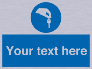 Custom Mandatory Keys Sign